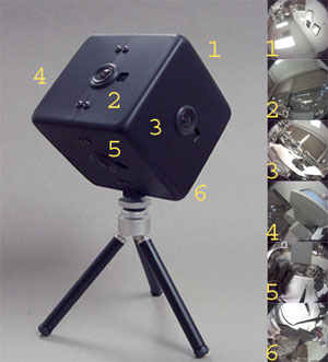 Labeled HDReye Cube and image
strip